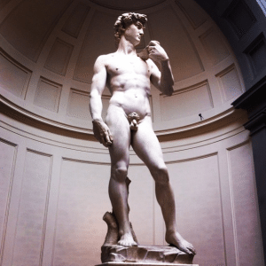 Accademia di belle arte dell'Firenze, Florence. The easierst way is to do this is to fall in love with an Italian man, just like I did with David.