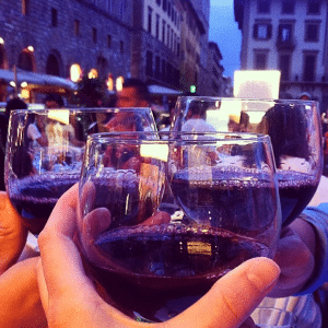Piazza di Santa Croce, Florence: Enjoy a glass of wine in one of Firenze's bustling piazzas.