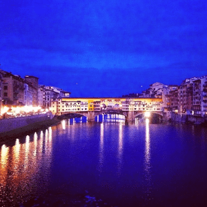 Ponte Santa Trinita, Florence: Even the walk home from a night out is better in Firenze.