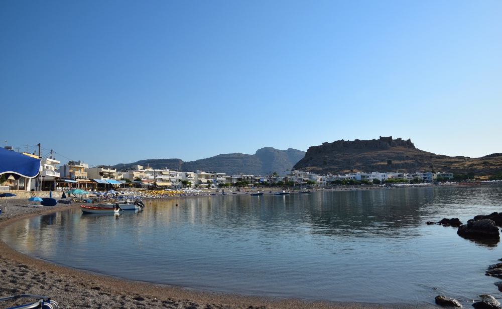 Haraki Bay early morning Rhodes Greece