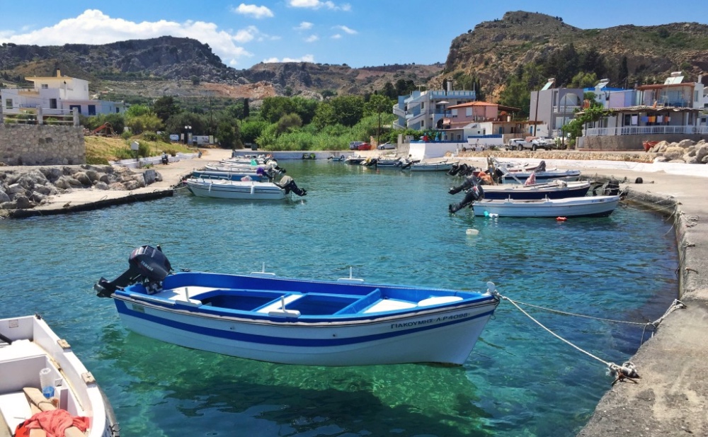 Stegna harbour Rhodes Greece