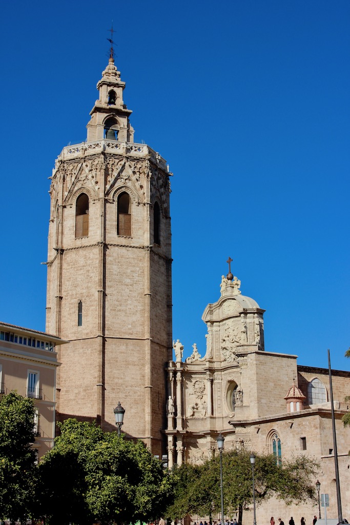 The view of the Cathedral from the Plaza! 