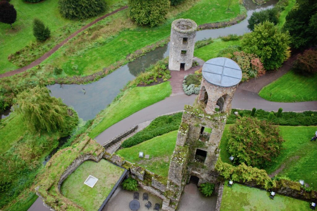 view from blarney castle ireland
