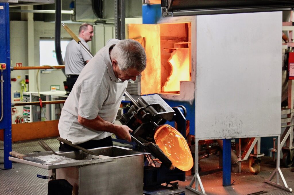 waterford crystal blowing